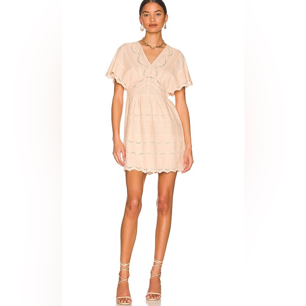 AMUSE SOCIETY Moonrise Dress in Almond Cream sz small in Almond Cream